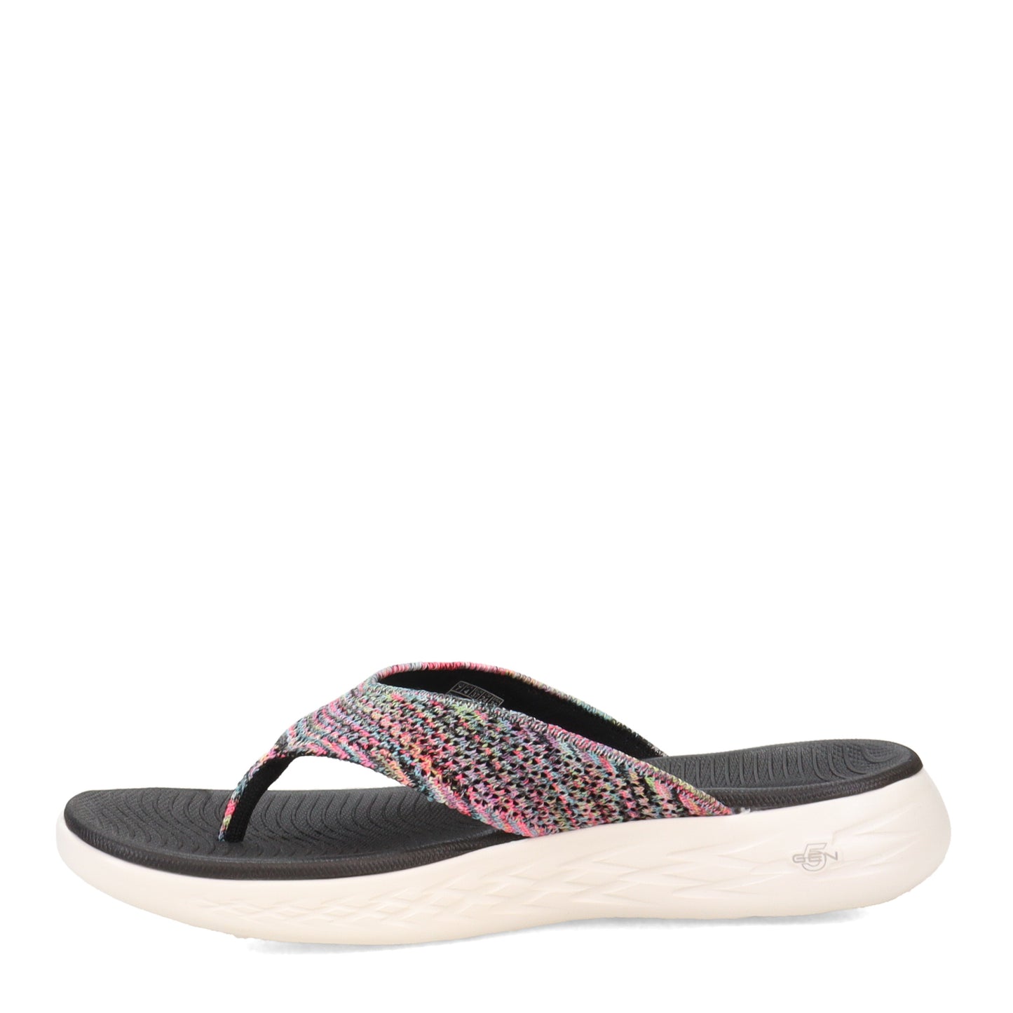 Peltz Shoes Women's Skechers On the GO 600 - Paradise Sandal BLACK 140174-BLK