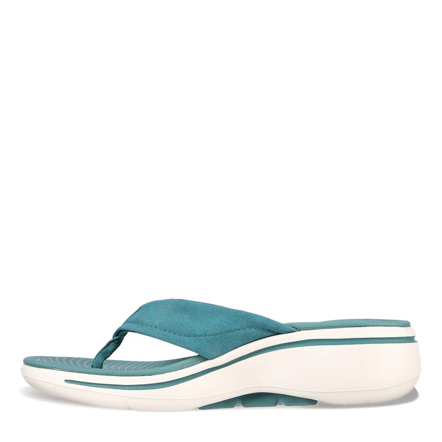 Peltz Shoes Women's Skechers GOwalk Arch Fit - Astound Sandal TEAL 140220-TEAL