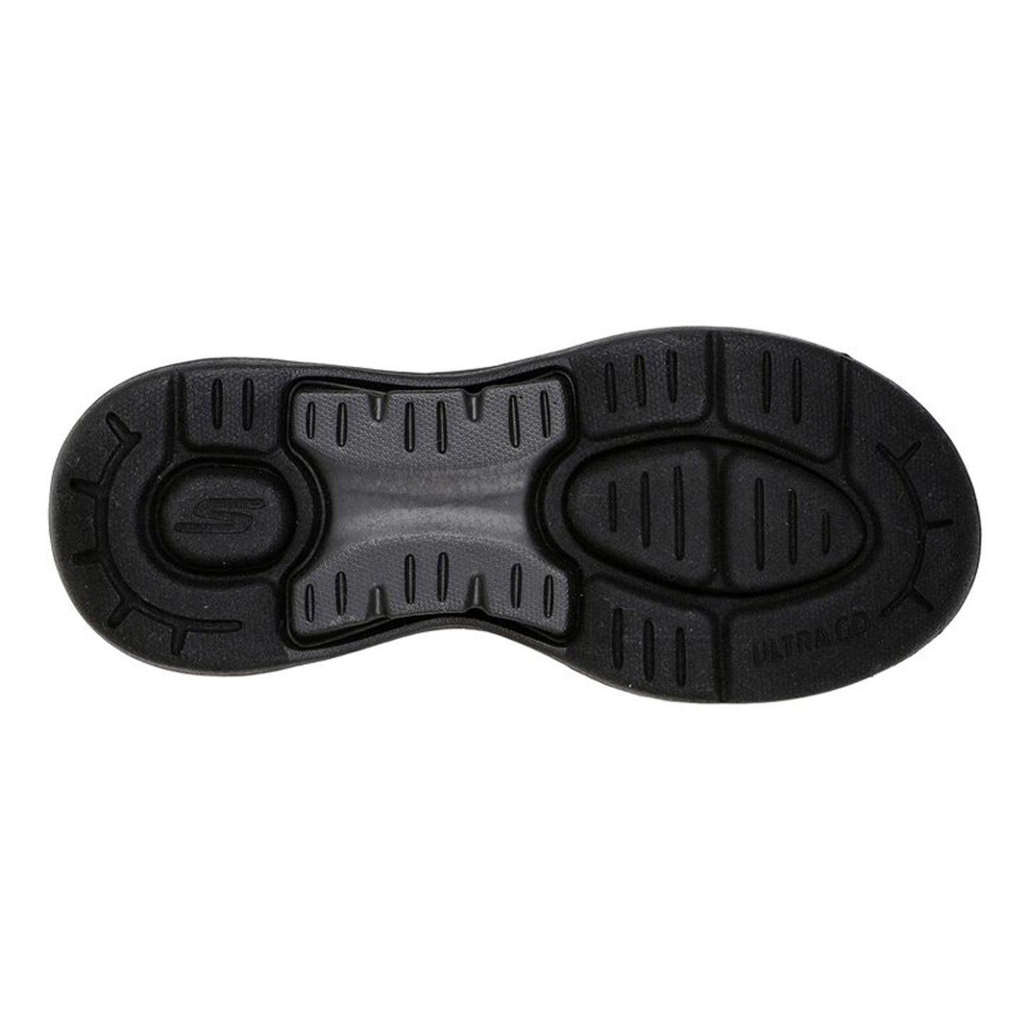 Peltz Shoes Women's Skechers GO WALK Arch Fit - Elite Sandal BLACK 140225-BBK