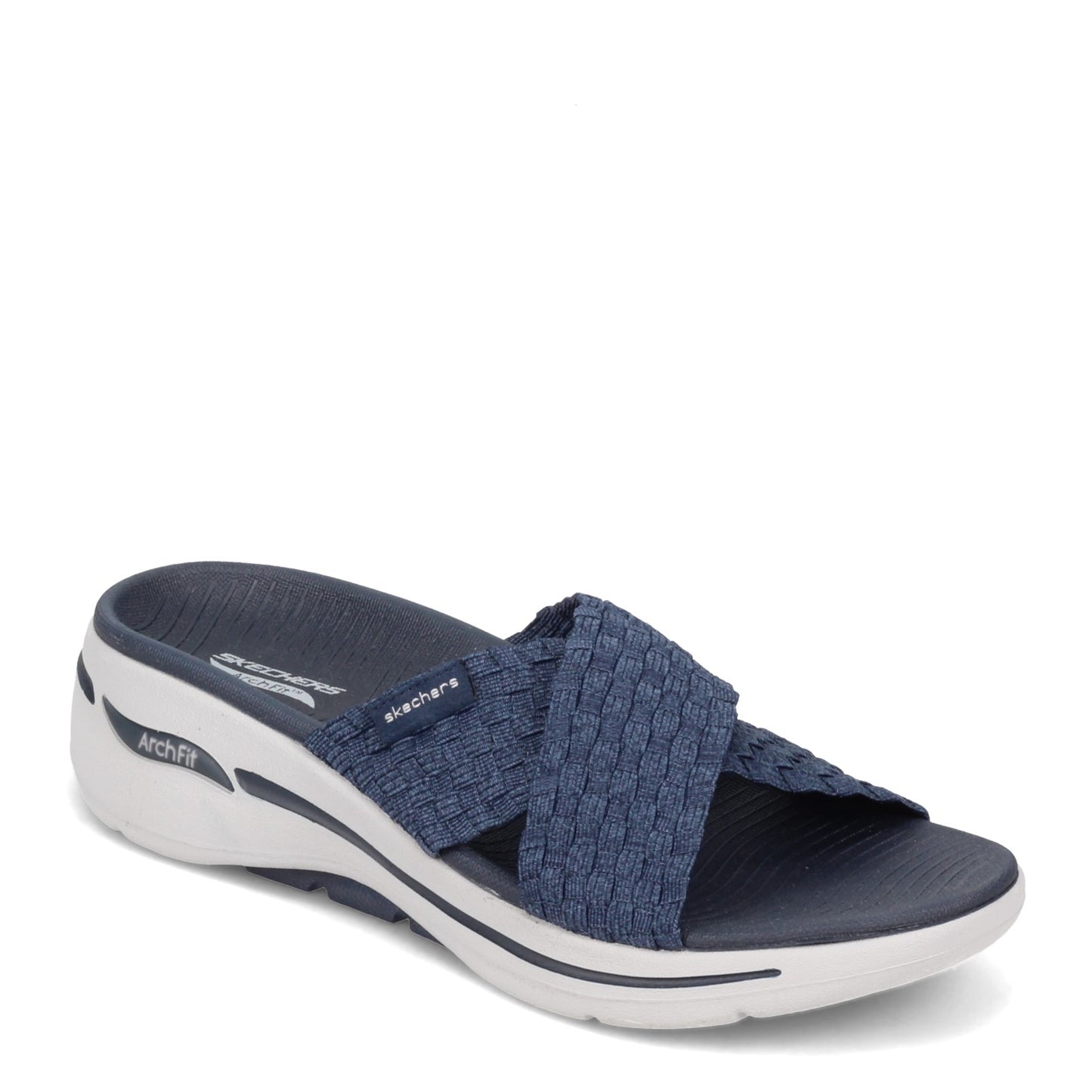 Peltz Shoes Women's Skechers GOwalk Arch Fit - Wondrous Sandal NAVY 140235-NVY