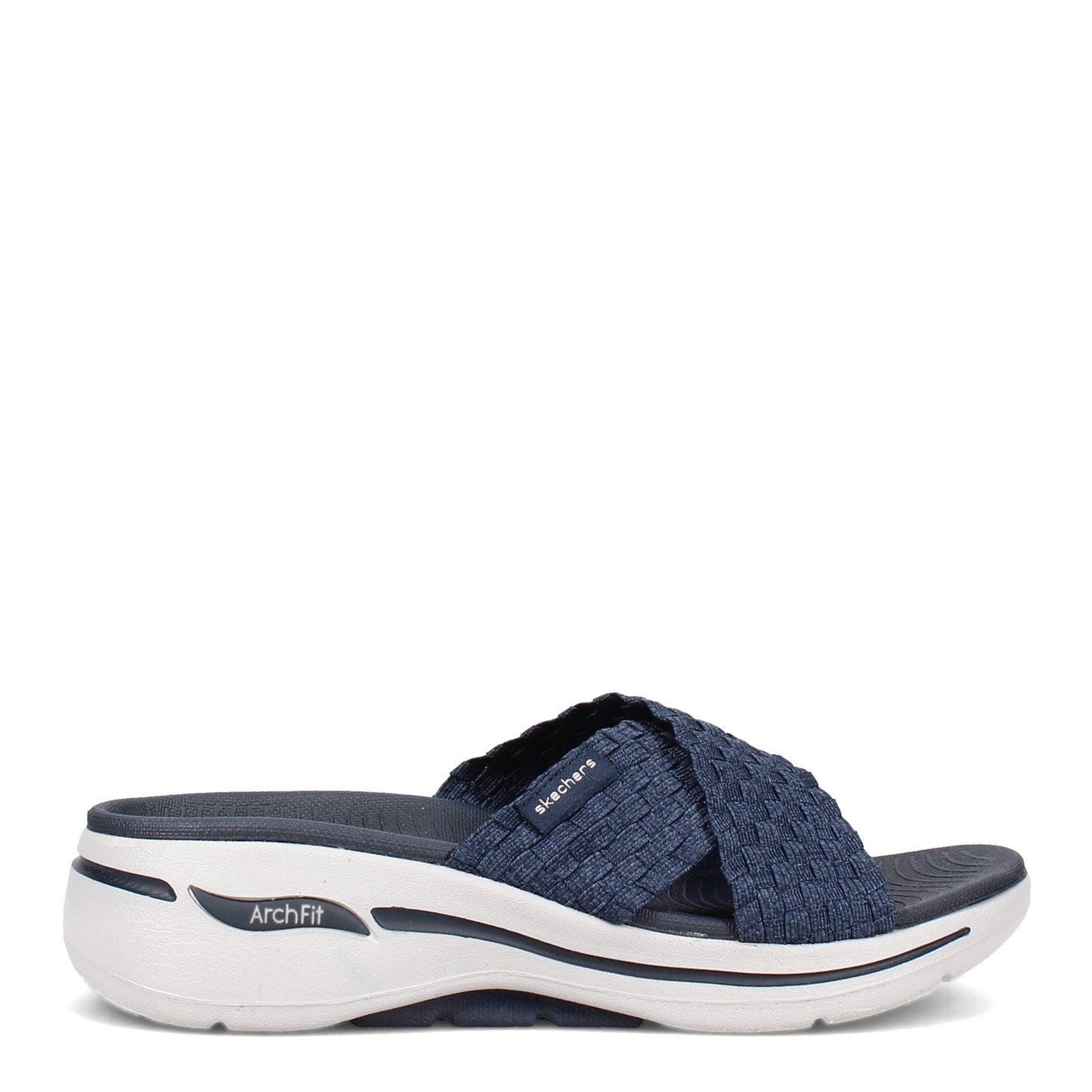 Peltz Shoes Women's Skechers GOwalk Arch Fit - Wondrous Sandal NAVY 140235-NVY