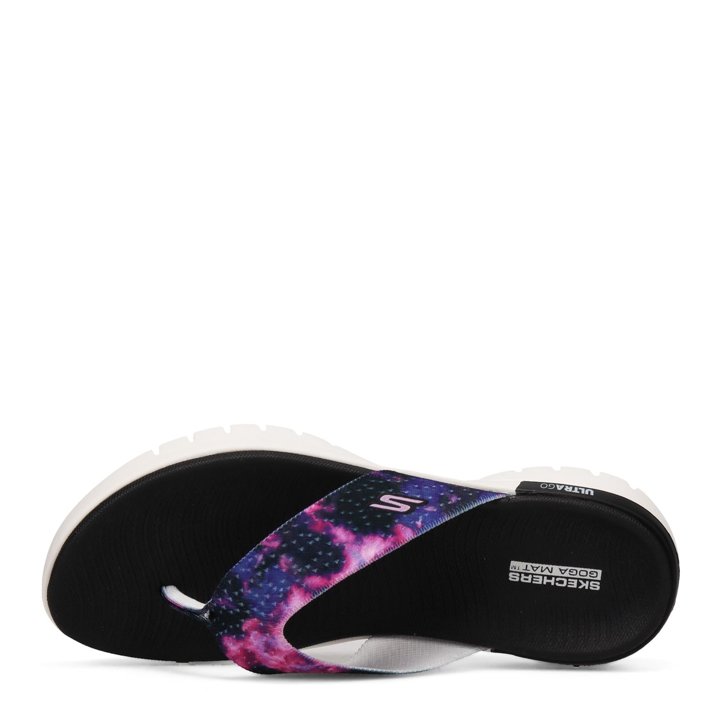 Peltz Shoes Women's Skechers On the GO Flex - High Spirits Sandal BLACK MULTI 140282-BKMT