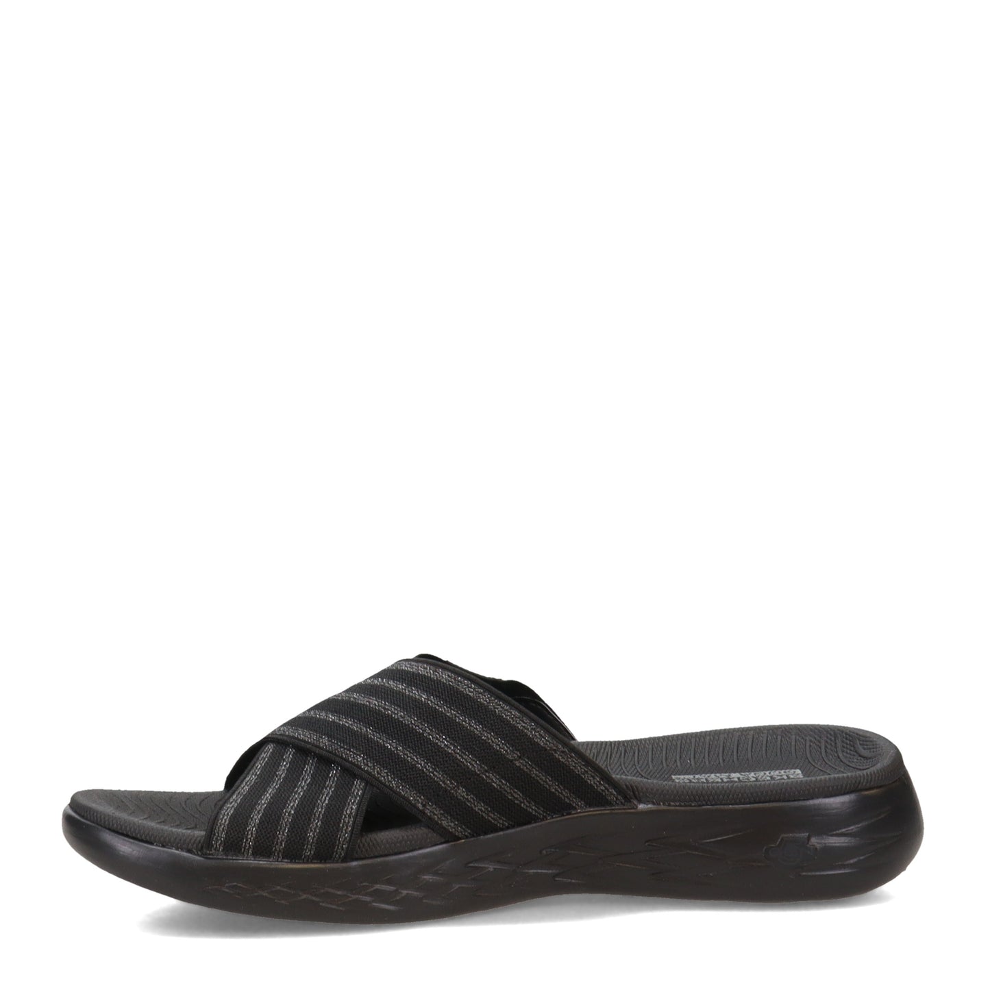 Peltz Shoes Women's Skechers On the GO 600 - Stunning Sandal BLACK 140740-BKGY