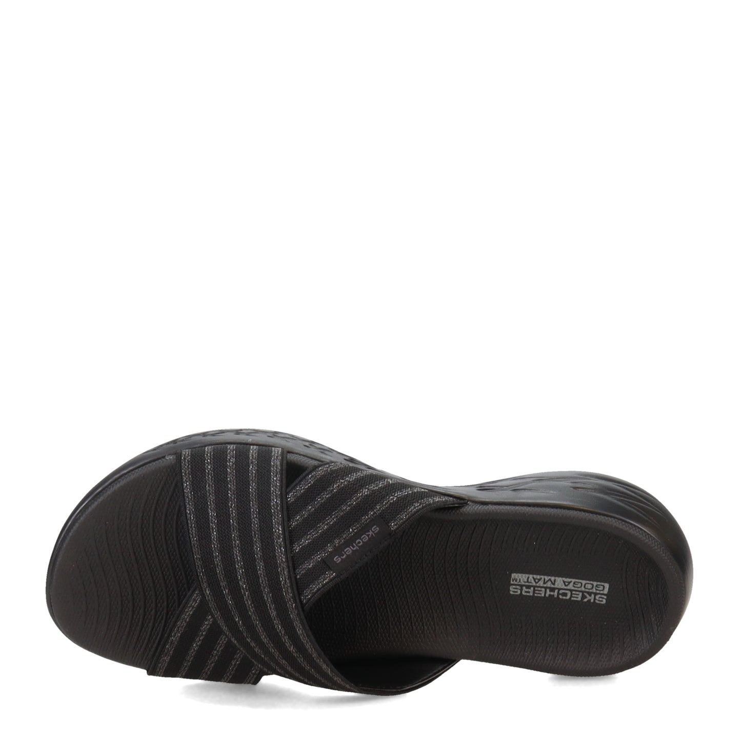 Peltz Shoes Women's Skechers On the GO 600 - Stunning Sandal BLACK 140740-BKGY