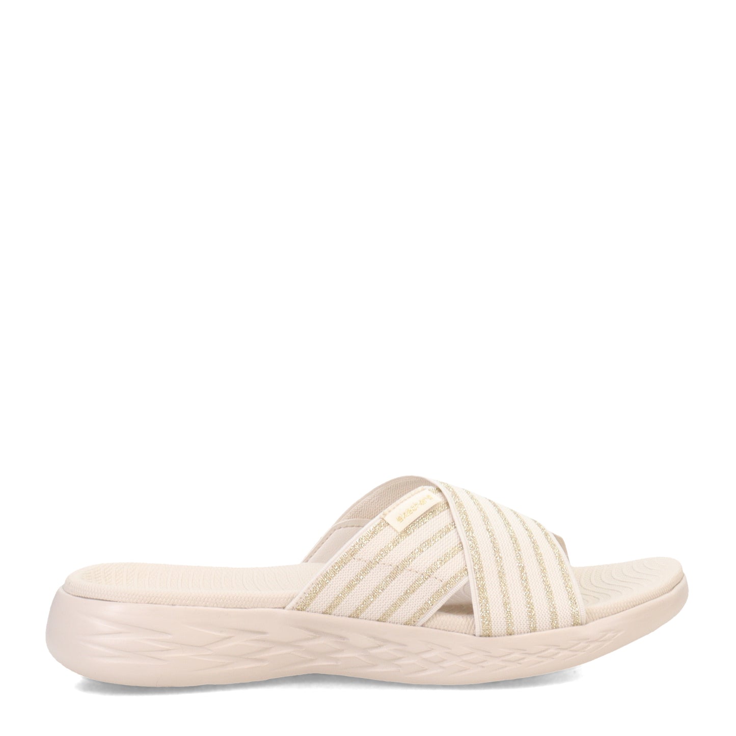 Peltz Shoes Women's Skechers On the GO 600 - Stunning Sandal NATURAL 140740-NAT