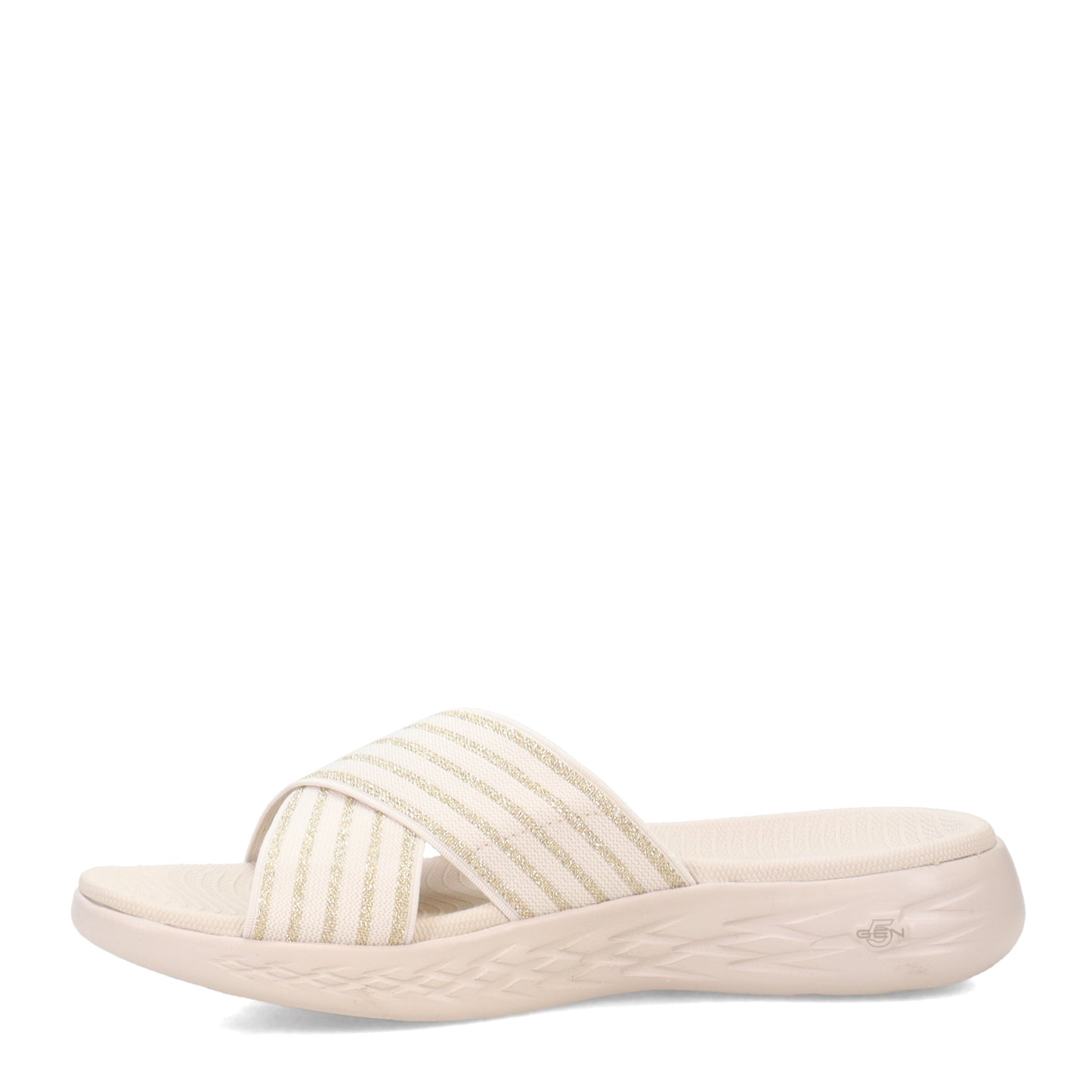 Peltz Shoes Women's Skechers On the GO 600 - Stunning Sandal NATURAL 140740-NAT