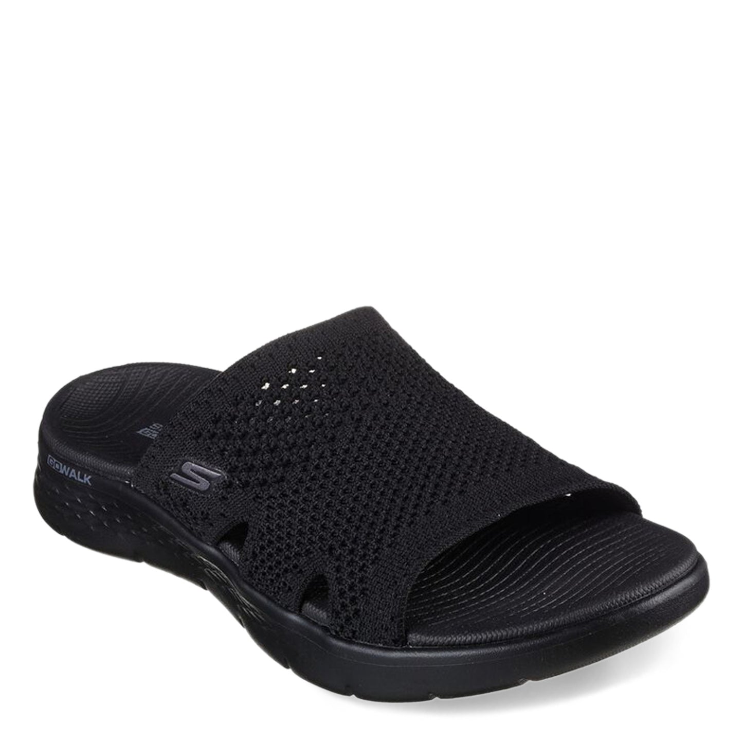 Peltz Shoes Women's Skechers GO WALK FLEX - Elation Sandal BLACK 141425-BBK