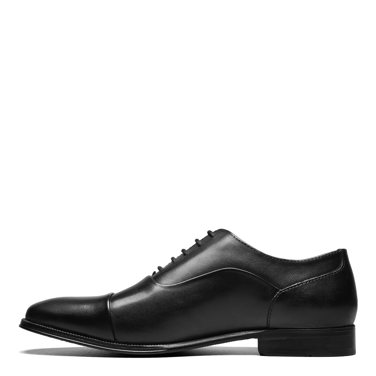 Peltz Shoes Men's Florsheim Jetson Cap Toe Oxford BLACK 14250-001