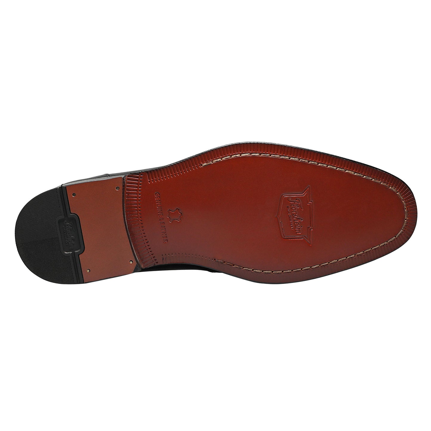Peltz Shoes Men's Florsheim Jetson Moc Toe Penny Loafer BLACK 14252-001
