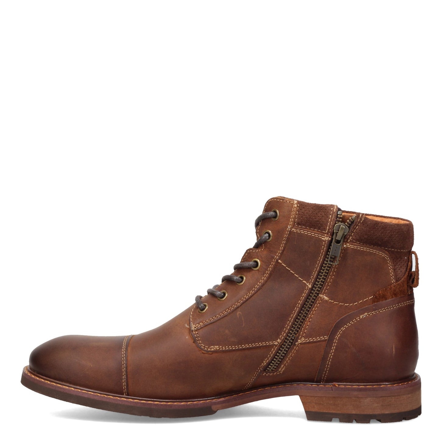 Peltz Shoes Men's Florsheim Lodge Boot BROWN 14286-215