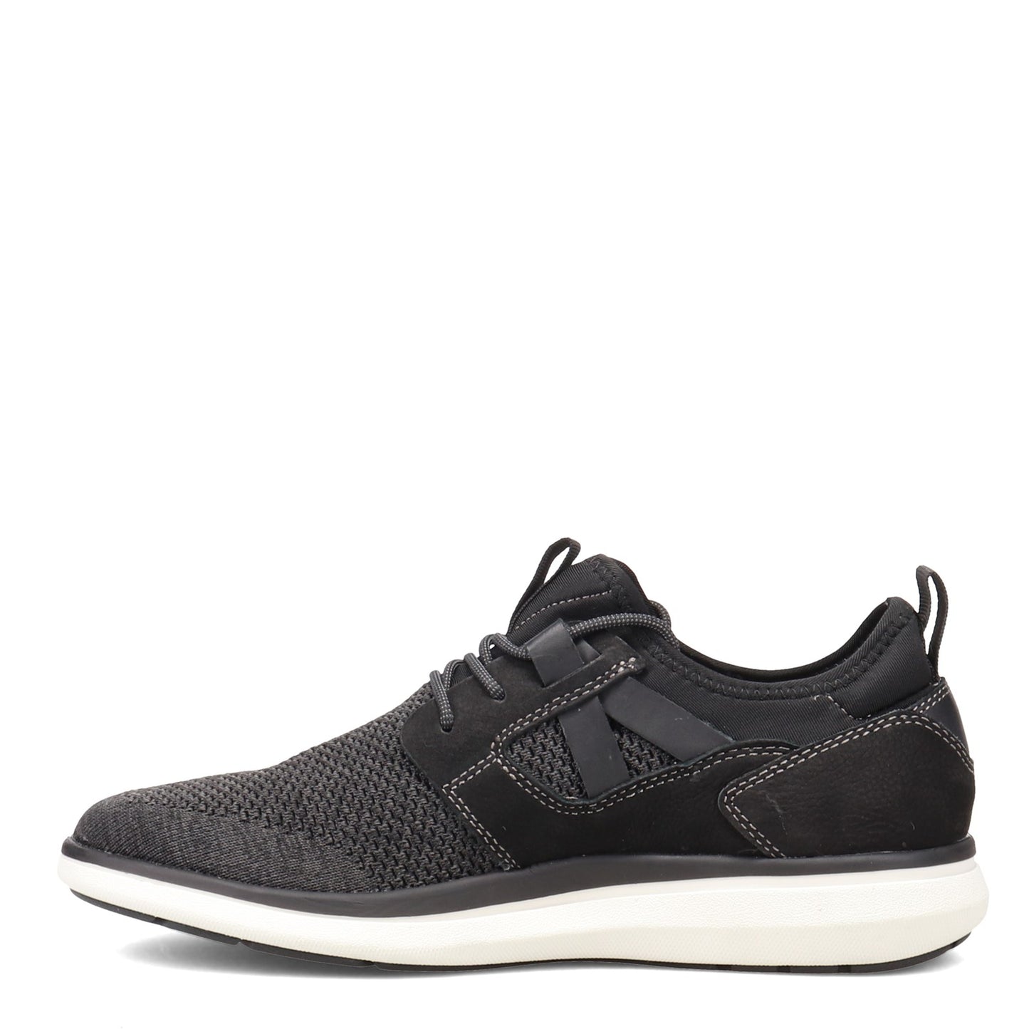 Peltz Shoes Men's Florsheim Venture Knit Plain Toe Oxford BLACK 14315-001