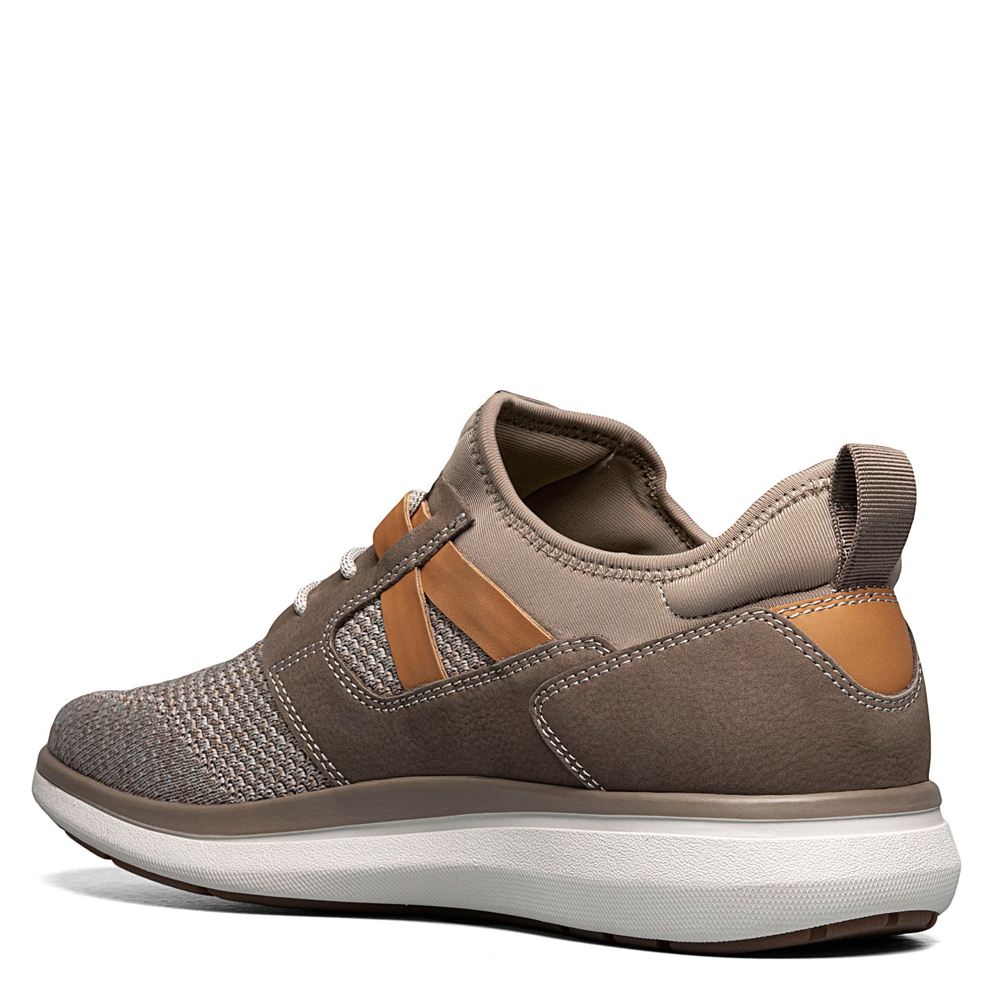 Peltz Shoes Men's Florsheim Venture Knit Plain Toe Sneaker MUSHROOM 14315-051