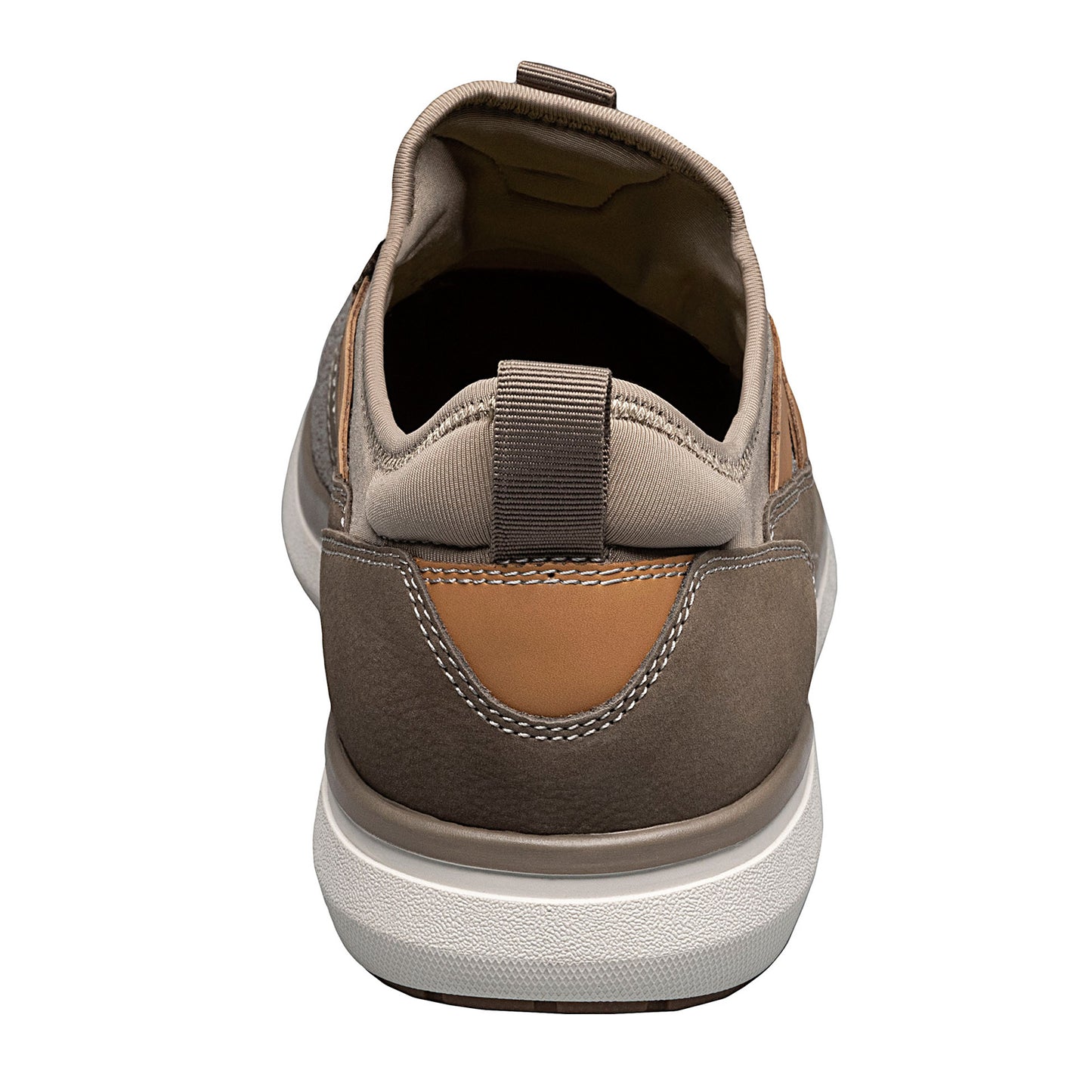 Peltz Shoes Men's Florsheim Venture Knit Plain Toe Sneaker MUSHROOM 14315-051