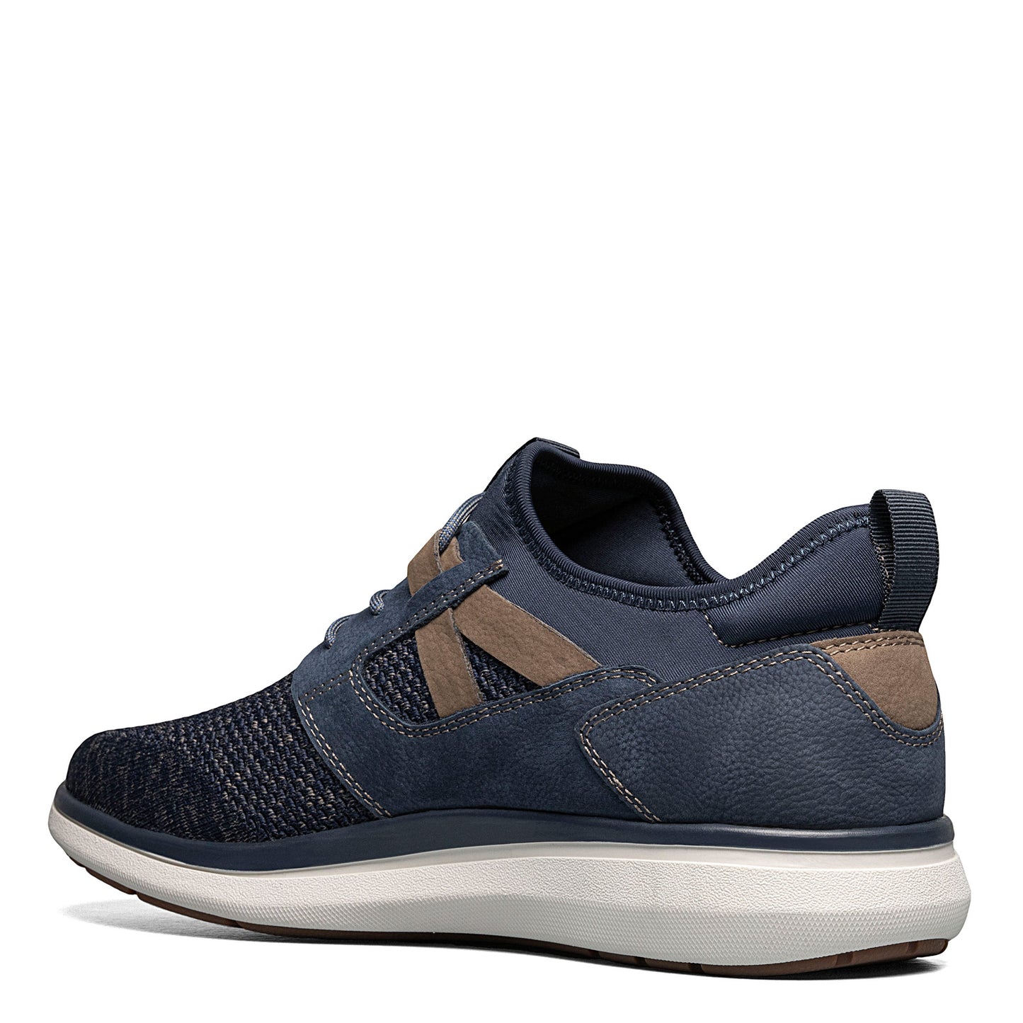 Peltz Shoes Men's Florsheim Venture Knit Plain Toe Sneaker NAVY 14315-410