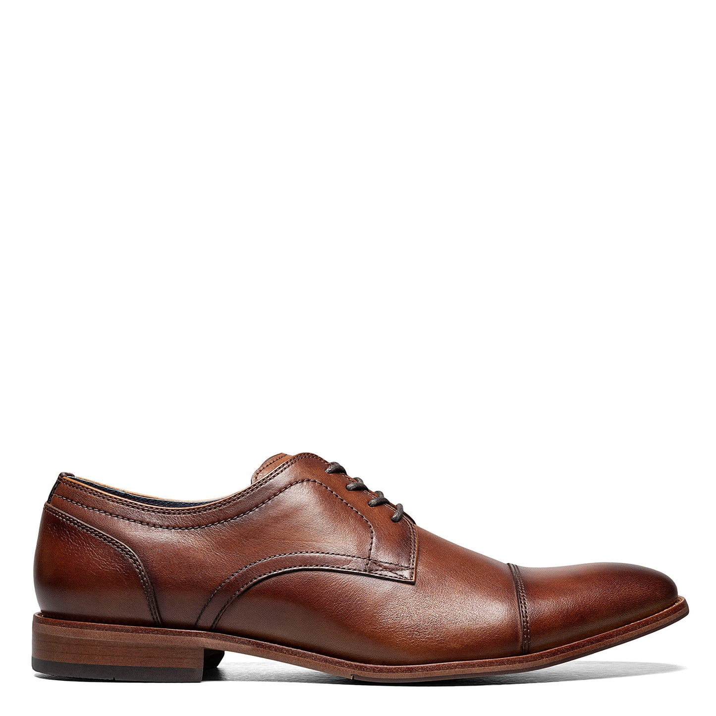 Peltz Shoes Men's Florsheim Flex Cap Toe Oxford COGNAC 14317-221