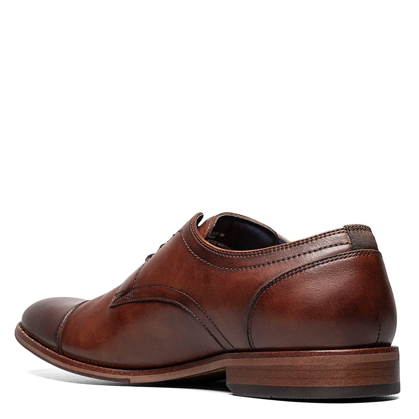 Peltz Shoes Men's Florsheim Flex Cap Toe Oxford COGNAC 14317-221
