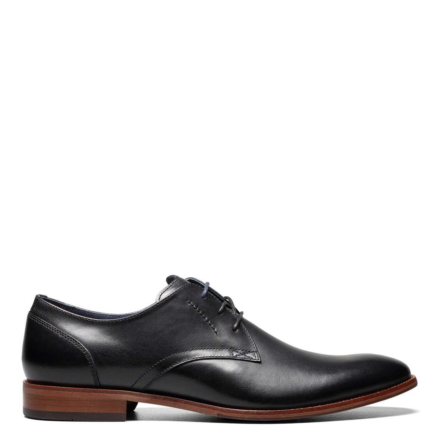 Peltz Shoes Men's Florsheim Flex Plain Toe Oxford BLACK 14318-001