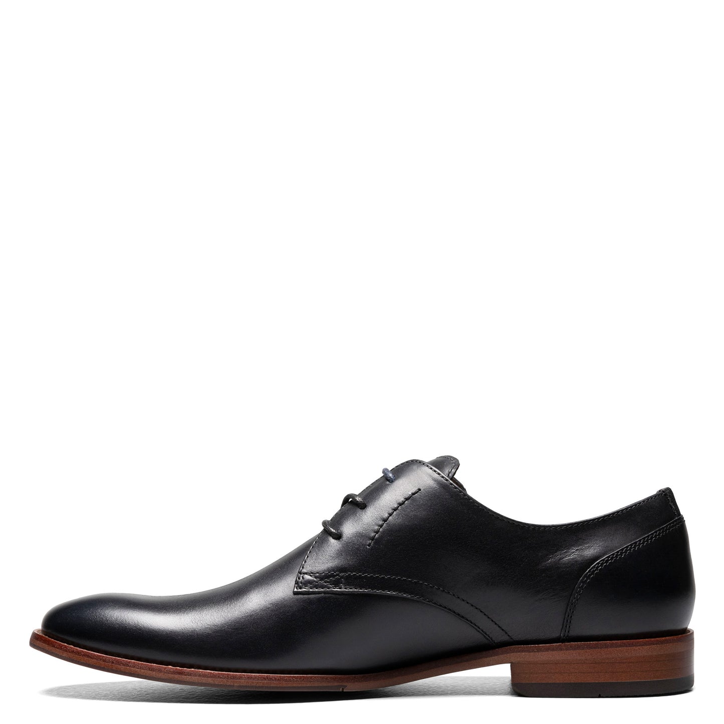 Peltz Shoes Men's Florsheim Flex Plain Toe Oxford BLACK 14318-001