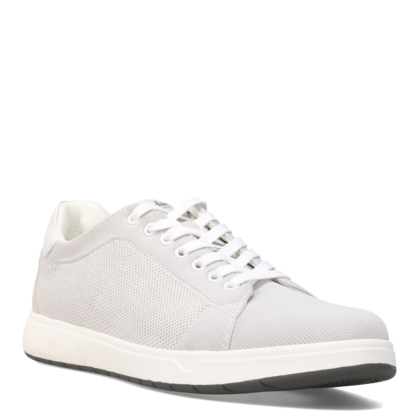Peltz Shoes Men's Florsheim Heist Knit Lace To Toe Sneaker OYSTER 14354-125