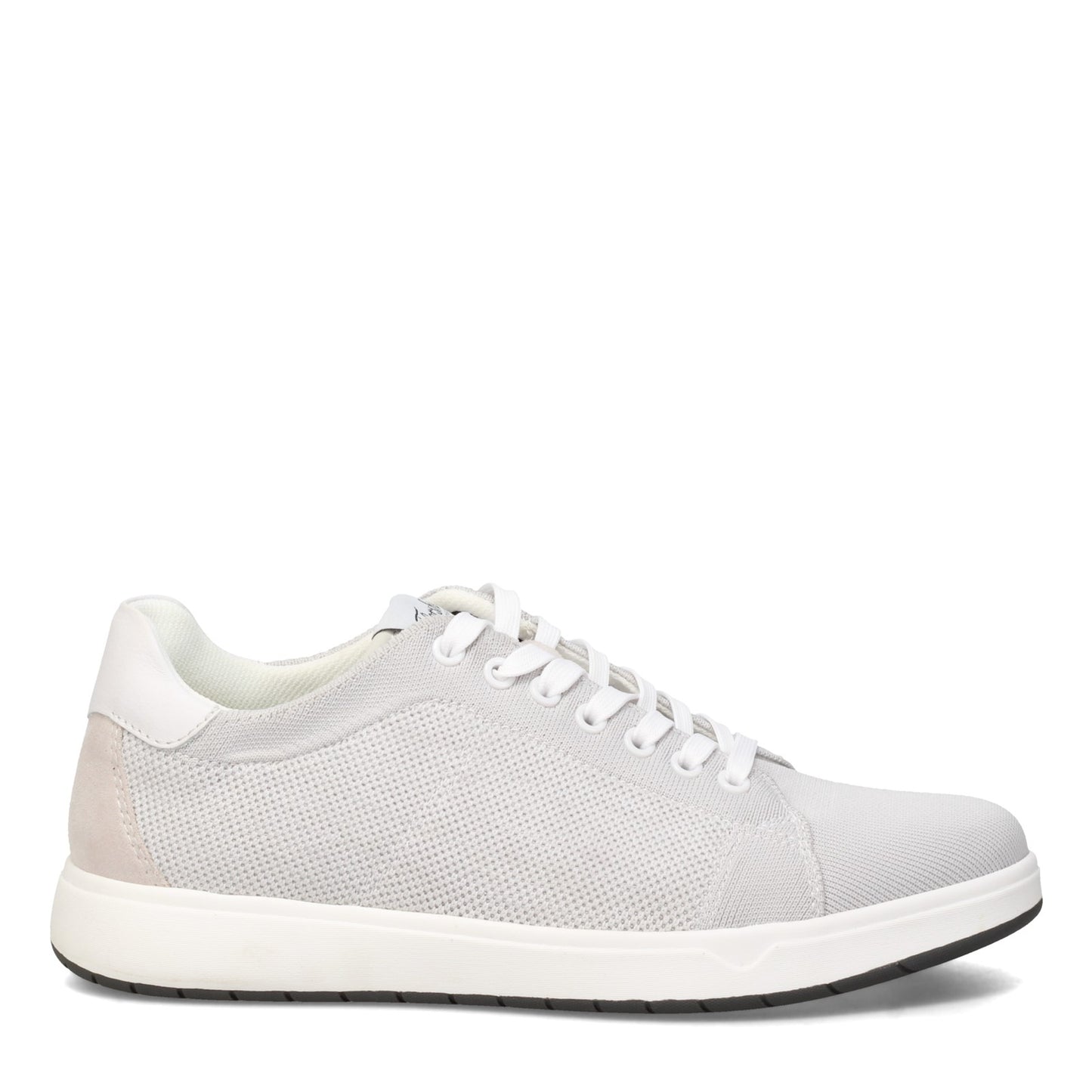 Peltz Shoes Men's Florsheim Heist Knit Lace To Toe Sneaker OYSTER 14354-125