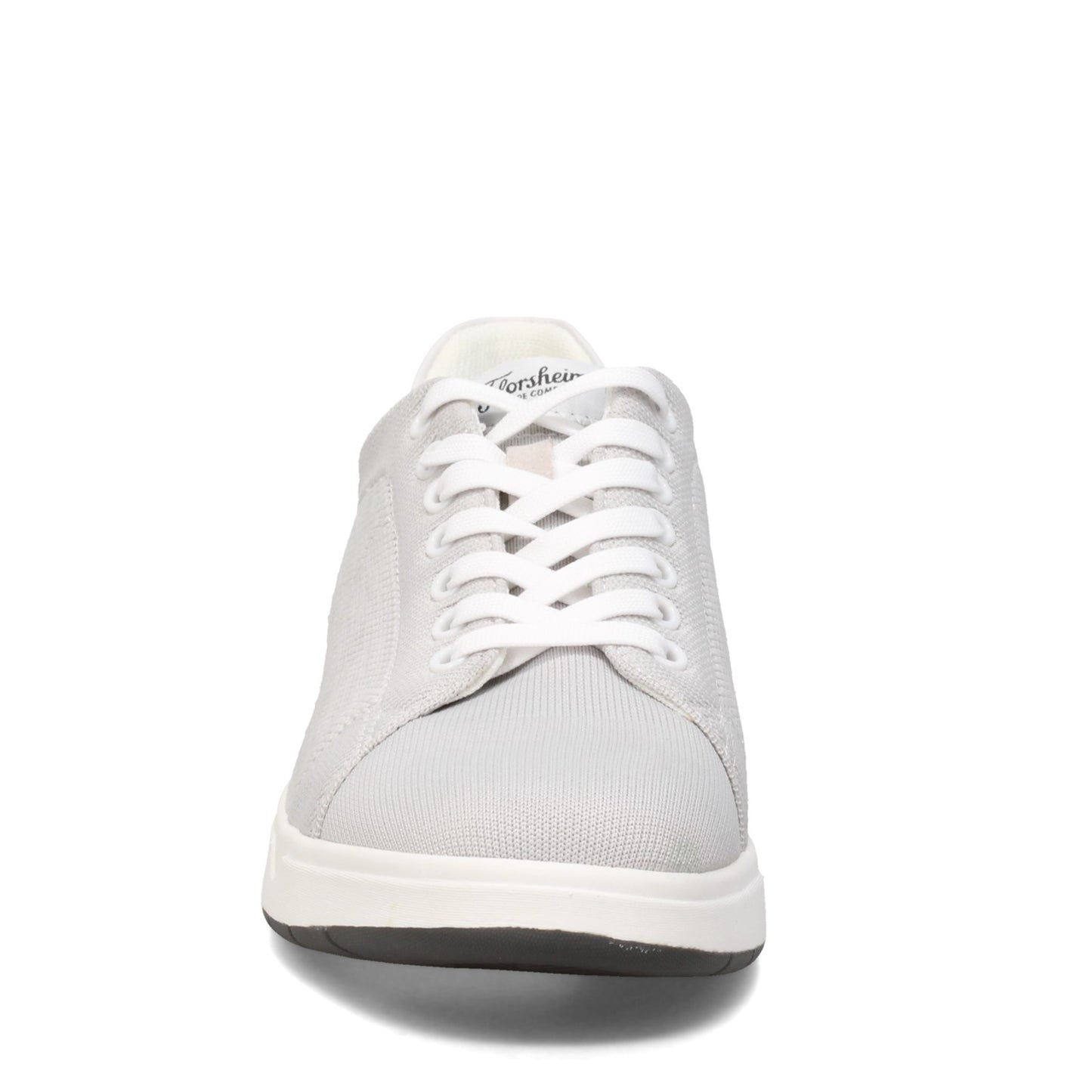 Peltz Shoes Men's Florsheim Heist Knit Lace To Toe Sneaker OYSTER 14354-125