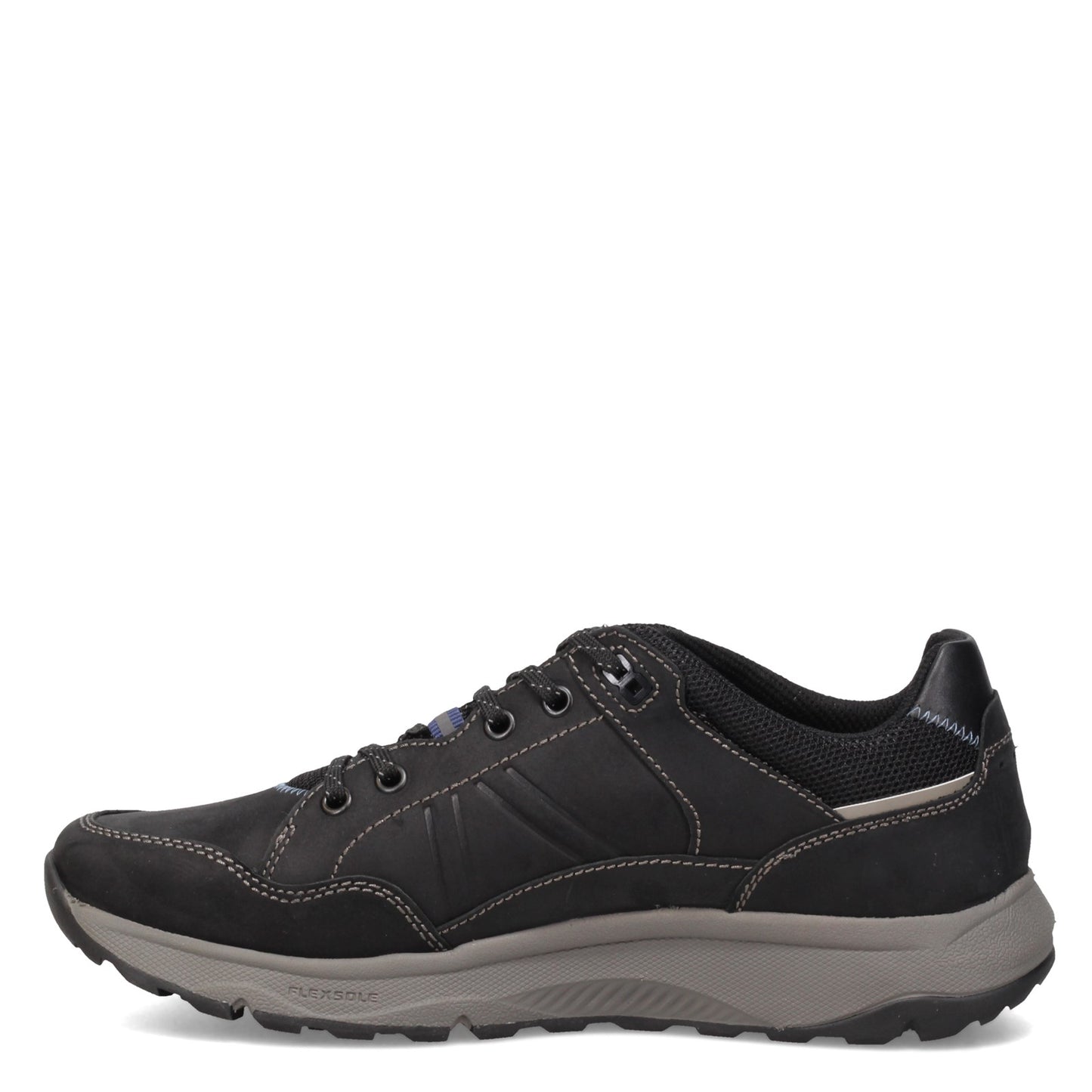 Peltz Shoes Men's Florsheim Tread Lite Moc Toe Sneaker BLACK 14360-010