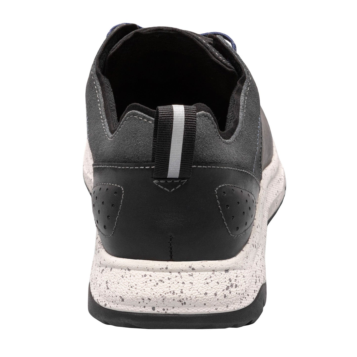 Peltz Shoes Men's Florsheim Tread Lite Plain Toe Sneaker GREY LEATHER 14376-020