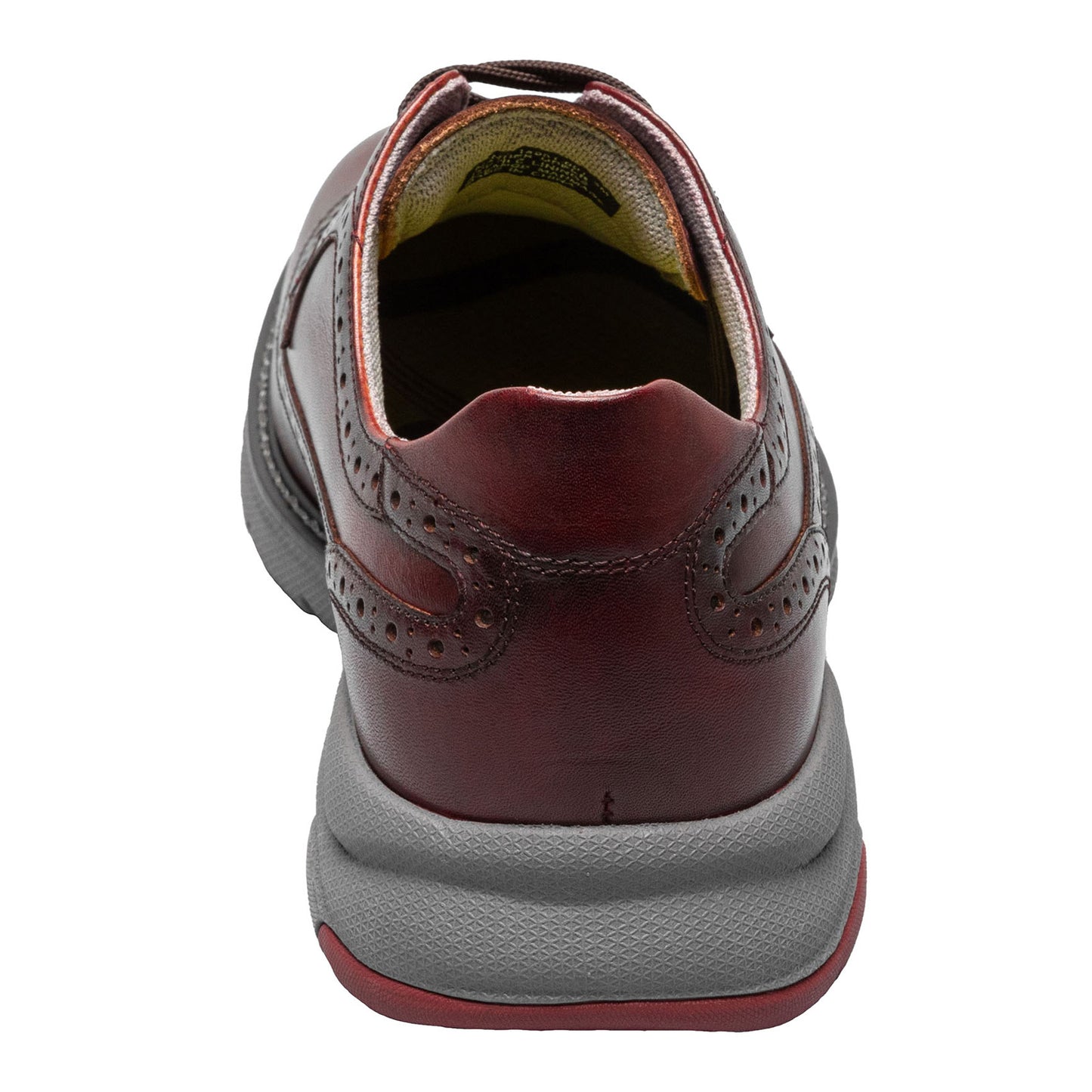 Peltz Shoes Men's Florsheim Frenzi Wingtip Oxford BURGUNDY 14381-601