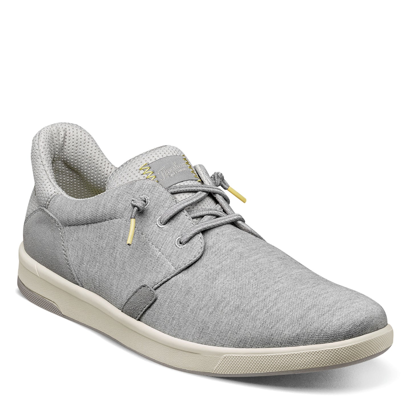 Peltz Shoes Men's Florsheim Crossover Lace Slip-On Sneaker GRAY 14405-050