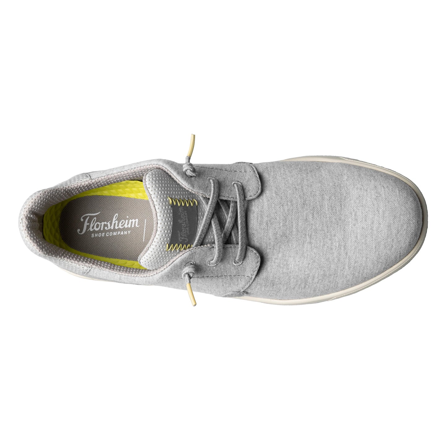 Peltz Shoes Men's Florsheim Crossover Lace Slip-On Sneaker GRAY 14405-050