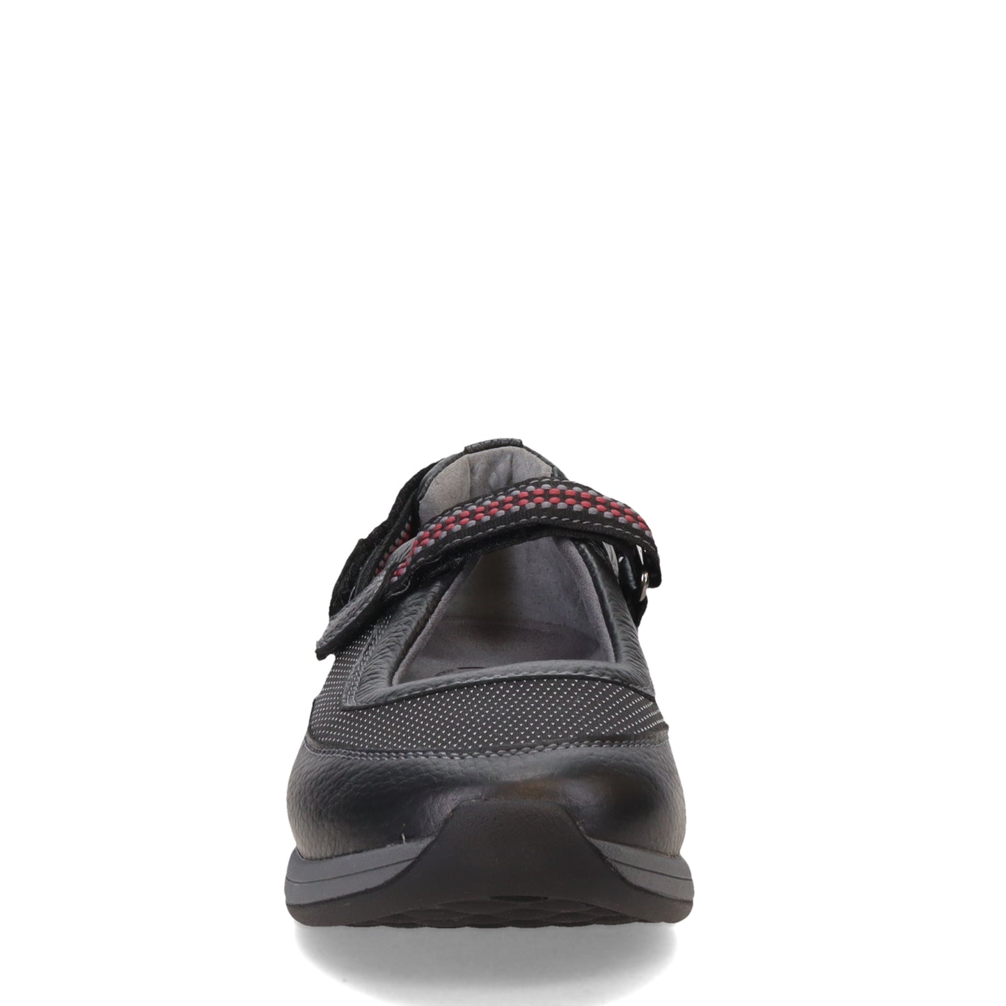 Peltz Shoes Women's Drew Triumph Hook and Loop Sneaker BLACK 14808-19