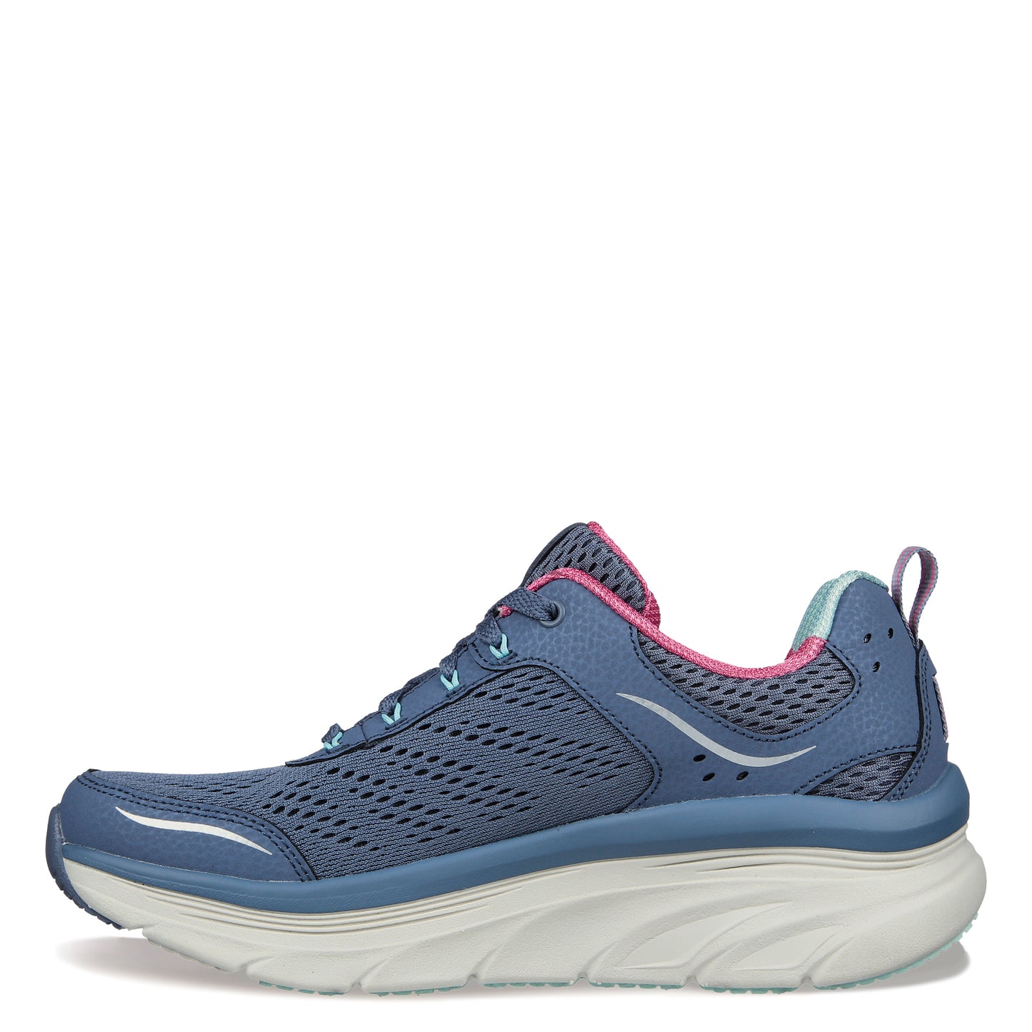 Peltz Shoes Women's Skechers D'Lux Walker - Infinite Motion Walking Shoe BLUE 149023-SLTP