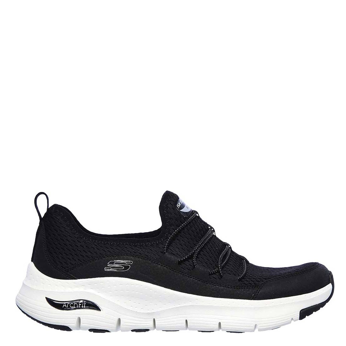 Peltz Shoes Women's Skechers Skechers Arch Fit - Lucky Thoughts Sneaker - Wide Width BLACK 149056W-BKW