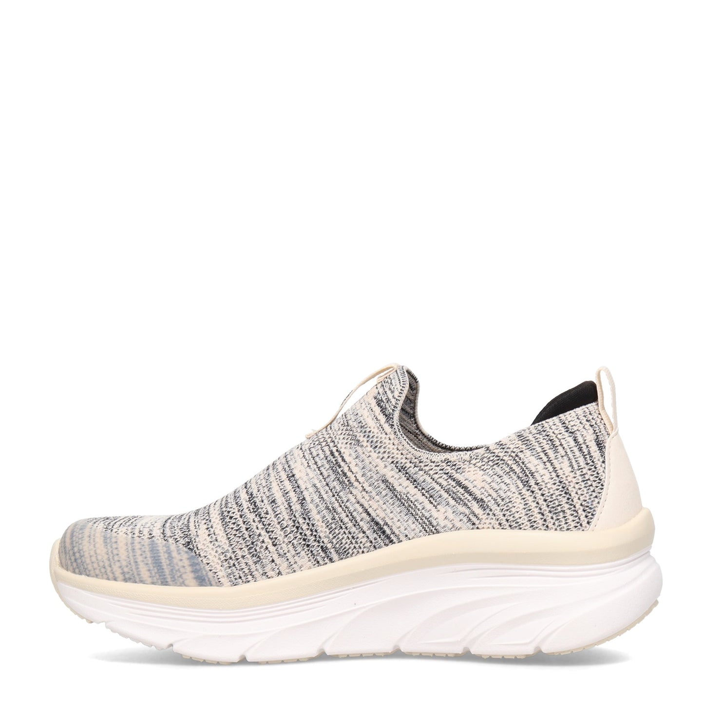 Peltz Shoes Women's Skechers D'Lux Walker - Quick Upgrade Walking Shoe NATURAL BLACK 149128-NTBK