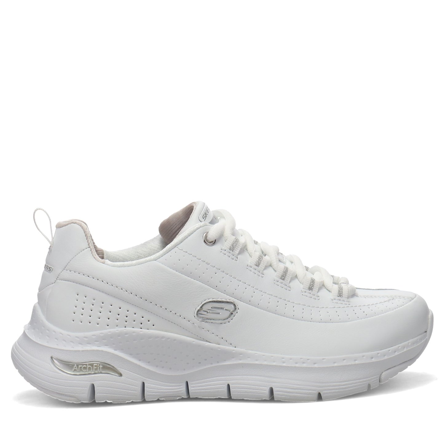 Peltz Shoes Women's Skechers Arch Fit - Citi Drive Sneaker WHITE 149146-WSL