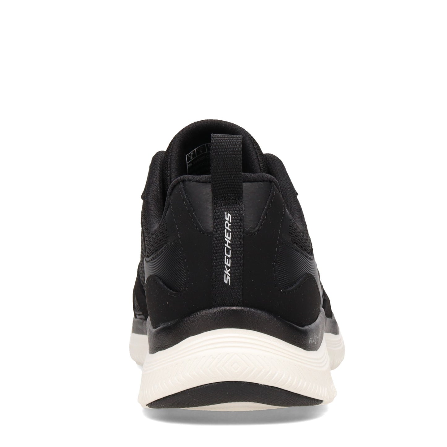 Peltz Shoes Women's Skechers Flex Appeal 4.0 Sneaker BLACK / WHITE 149305-BKW