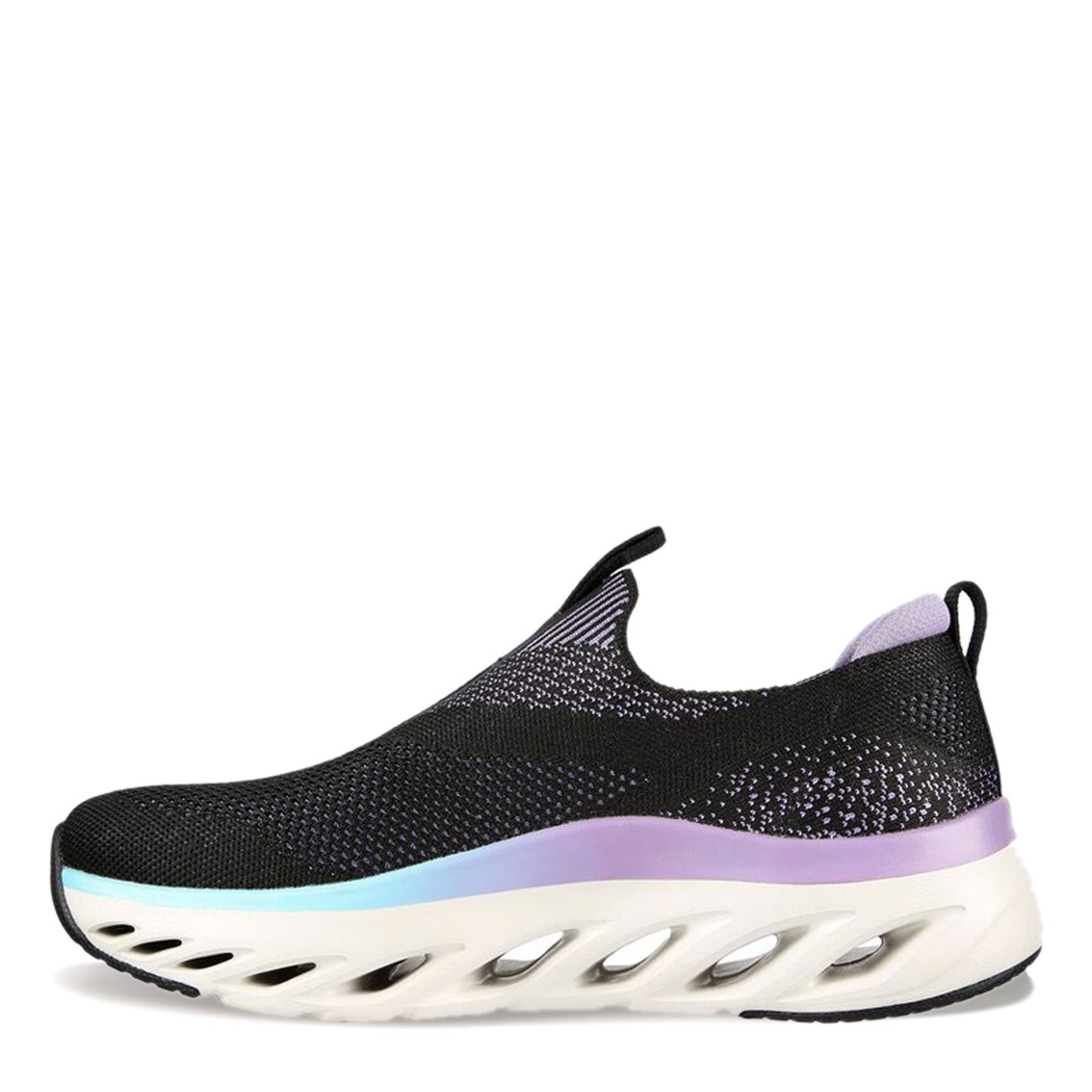 Peltz Shoes Women's Skechers Arch Fit Glide-Step Sneaker BLACK MULTI 149387-BKMT
