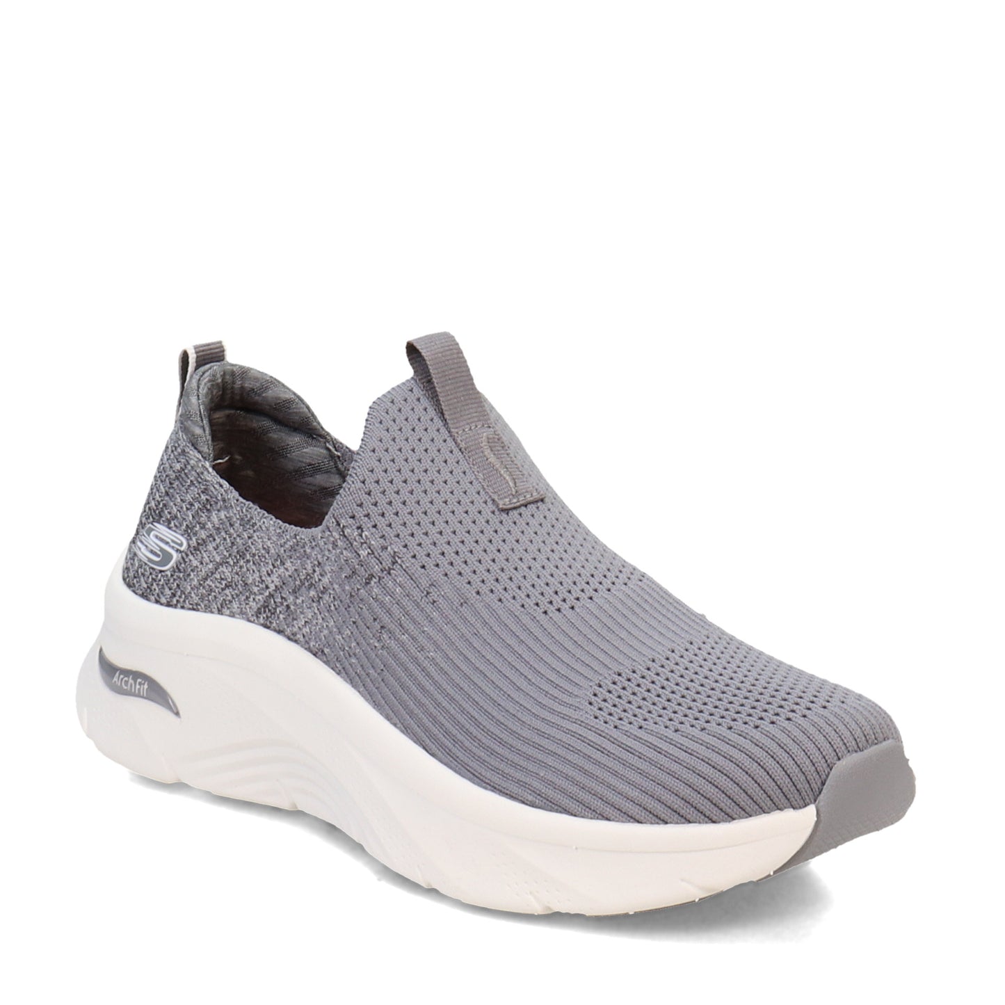 Peltz Shoes Women's Skechers Relaxed Fit: Arch Fit D'Lux - Key Journey Sneaker GREY 149684-GRY