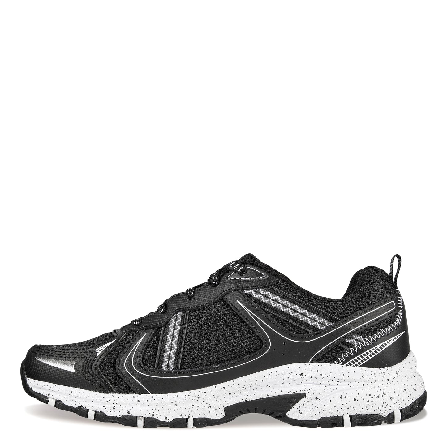 Peltz Shoes Women's Skechers Hillcrest - Vast Adventure Trail Running Shoe - Wide Width Black/White 149820W-BKW
