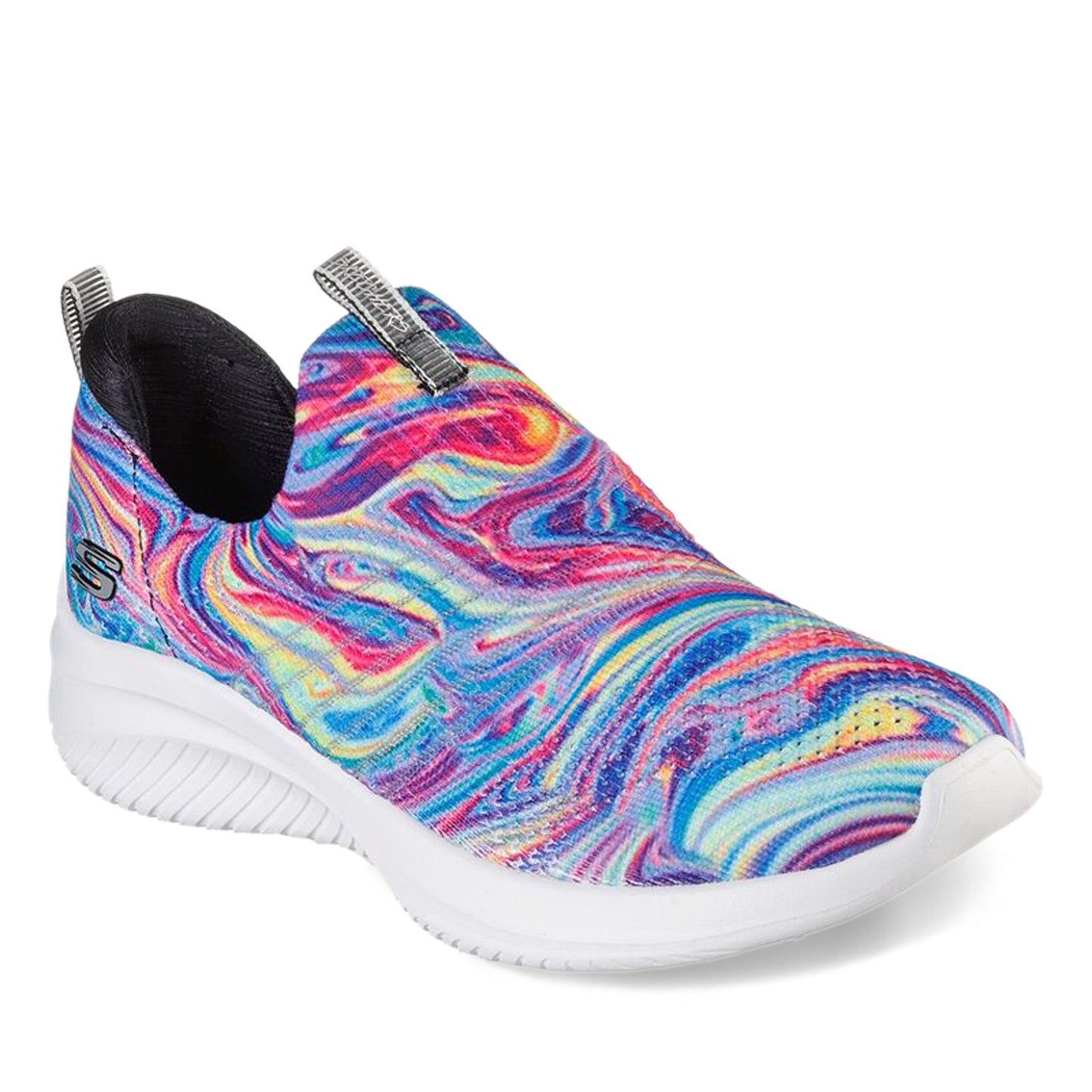Peltz Shoes Women's Skechers Ultra Flex 3.0 - Groovy Orbit Slip-On MULTI FABRIC 149862-MULT