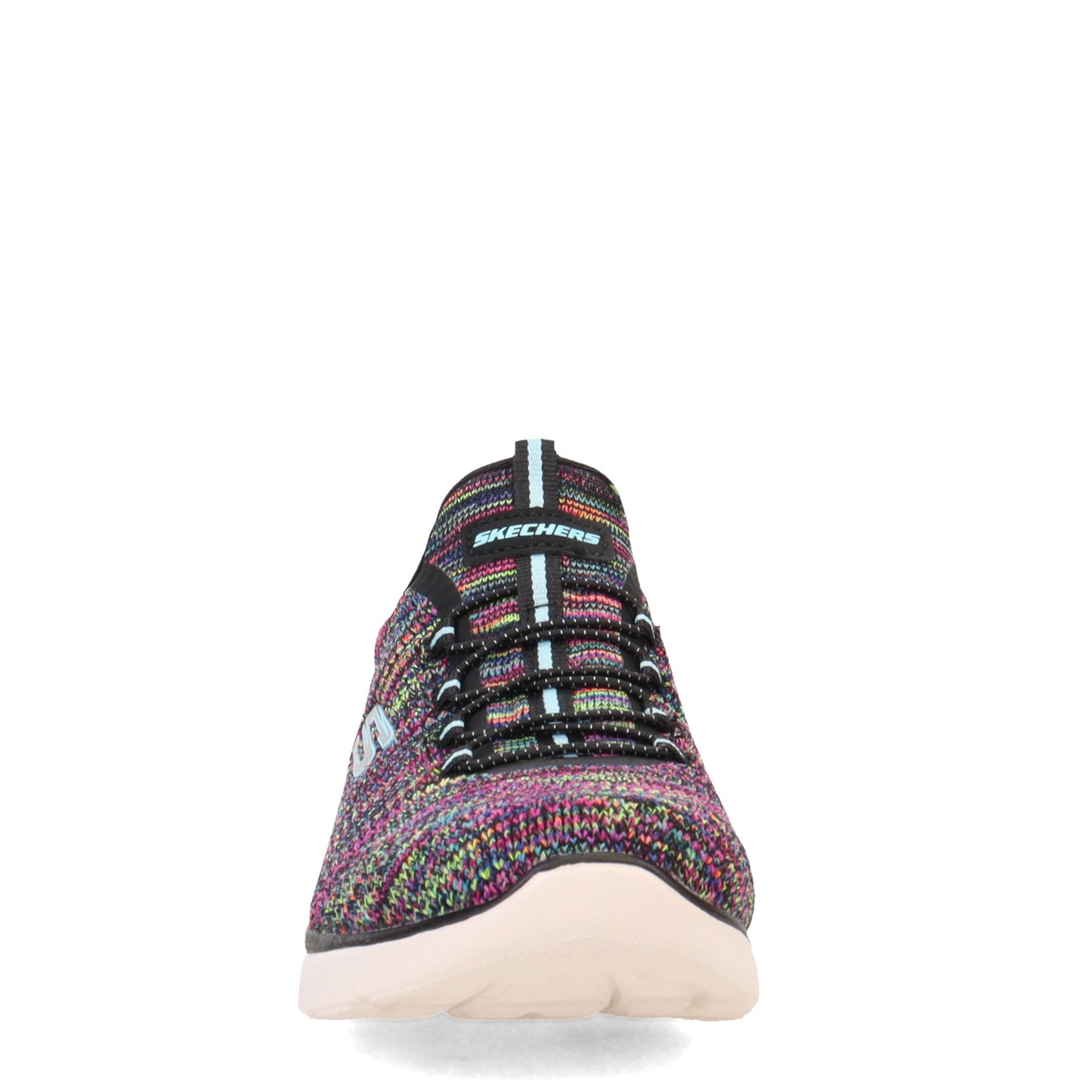 Peltz Shoes Women's Skechers Summits - Forever Glowing Sneaker BLACK 149939-BKMT