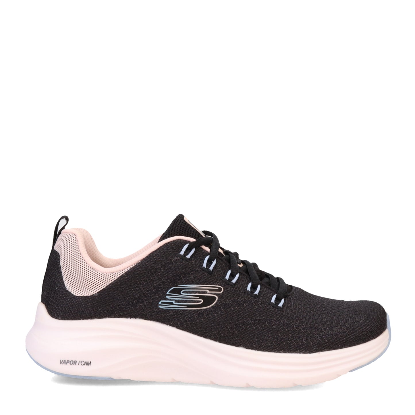 Peltz Shoes Women's Skechers Vapor Foam Sneaker BLACK MULTI 150022-BKMT