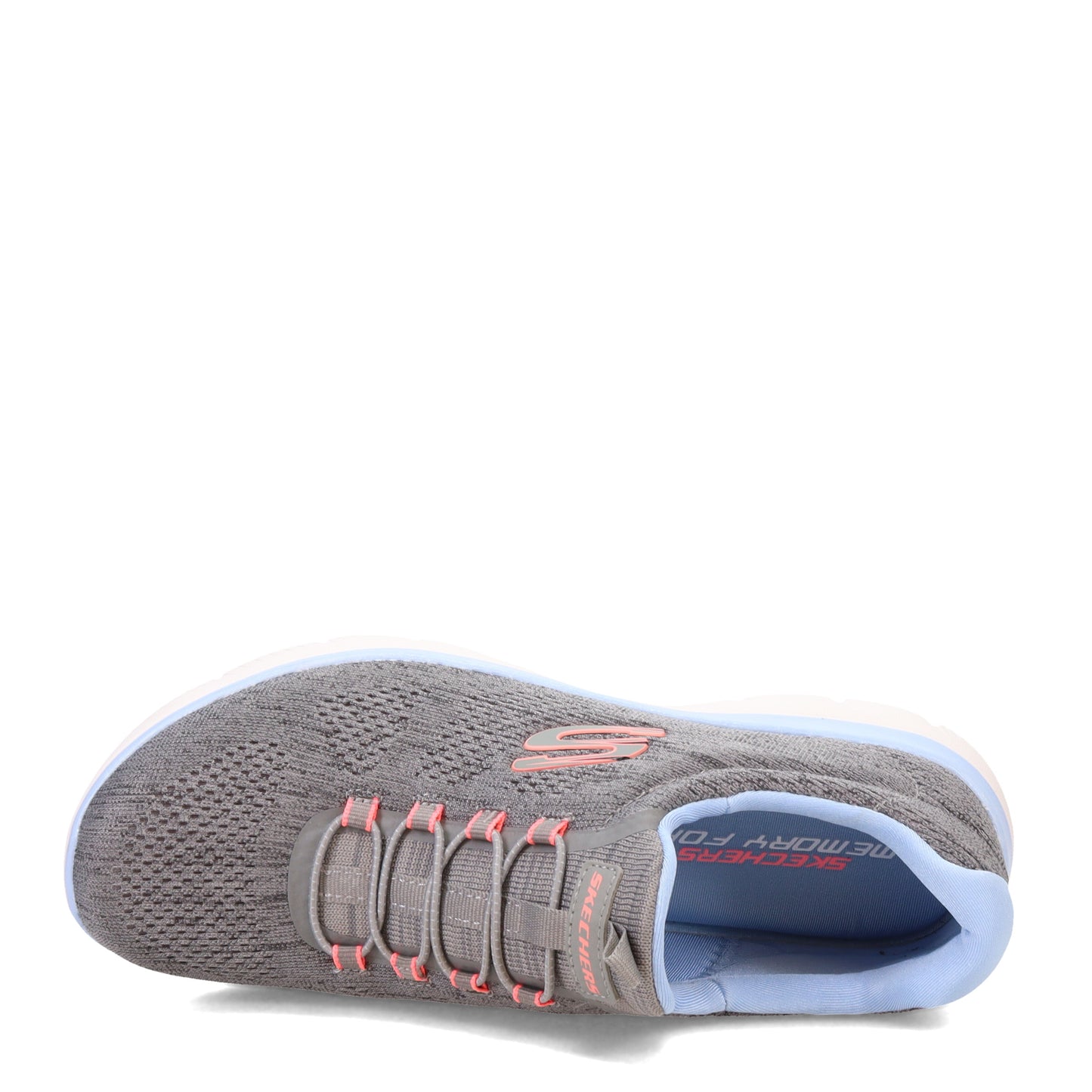 Peltz Shoes Women's Skechers Summits - Fun Flair Sneaker GREY 150113-GYMT