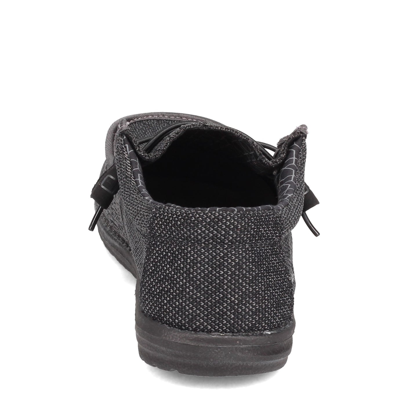 Peltz Shoes Men's Hey Dude Wally Sox Micro Slip-On SOLID BLACK 150204942