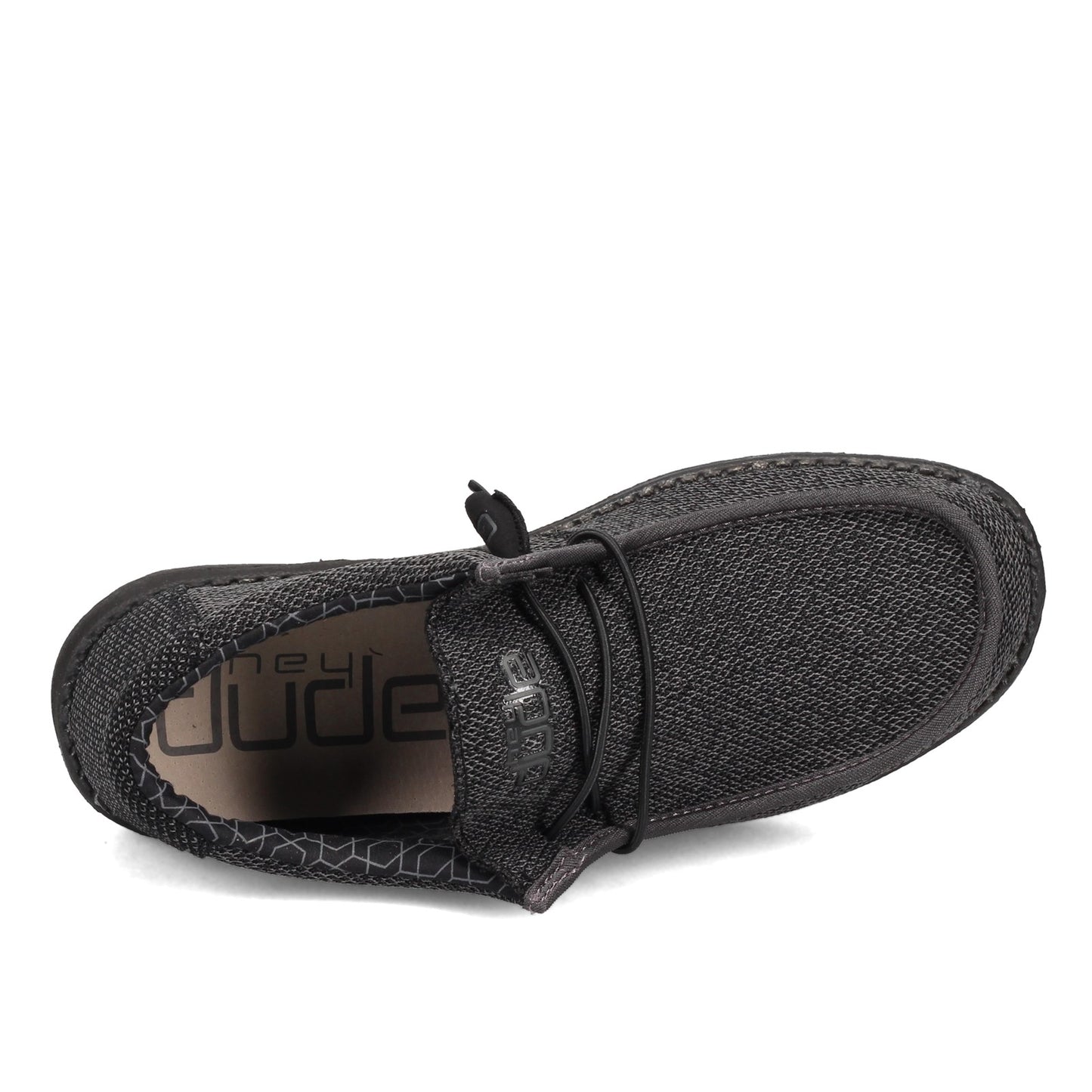 Peltz Shoes Men's Hey Dude Wally Sox Micro Slip-On SOLID BLACK 150204942