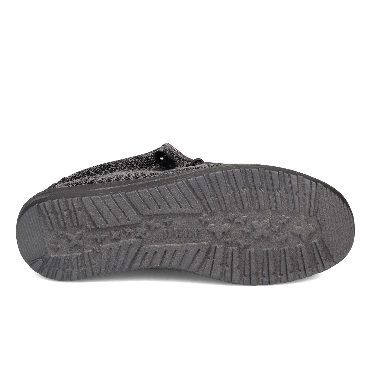 Peltz Shoes Men's Hey Dude Wally Sox Micro Slip-On SOLID BLACK 150204942