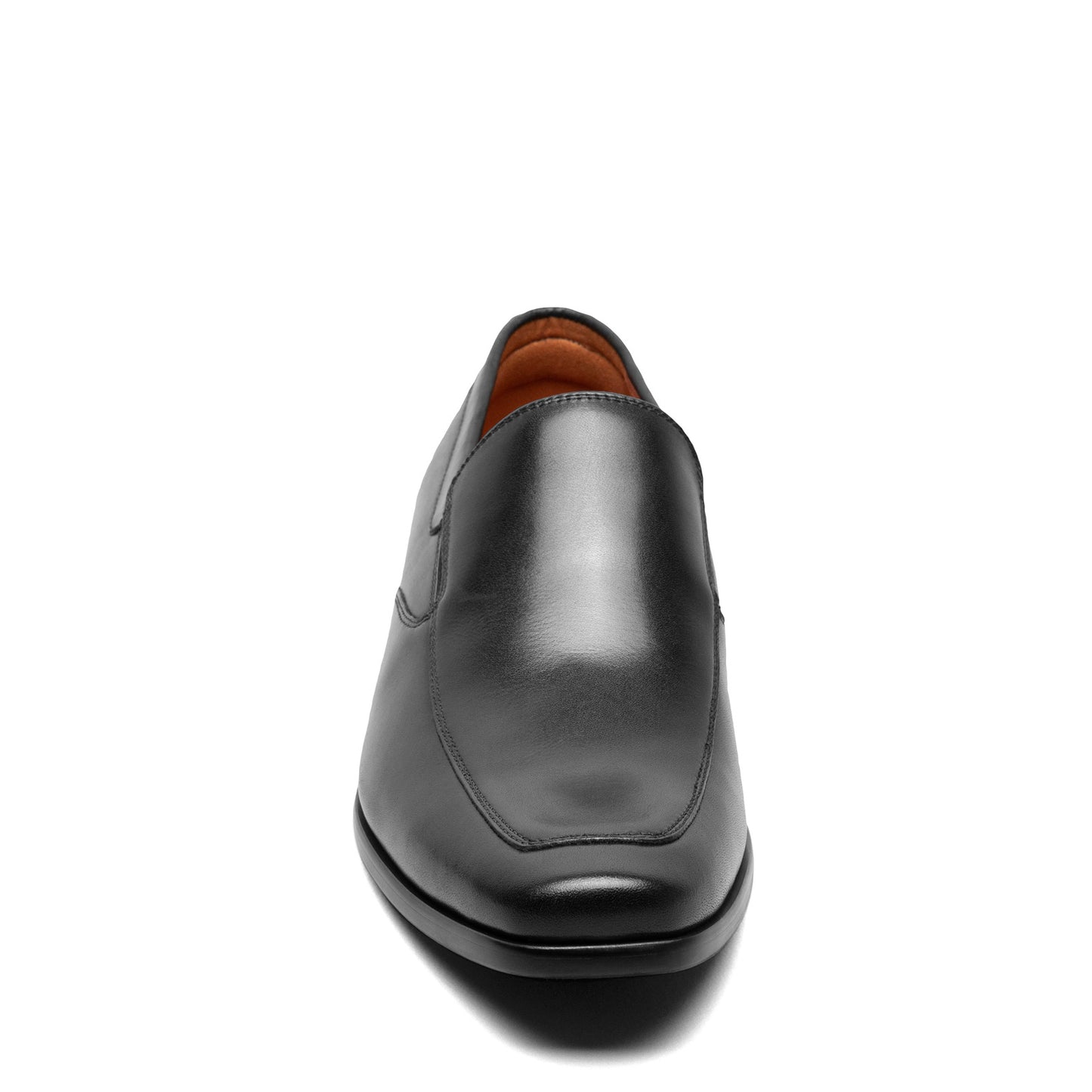 Peltz Shoes Men's Florsheim Postino Moc Toe Venetian Slip-On Black Smooth 15176-005