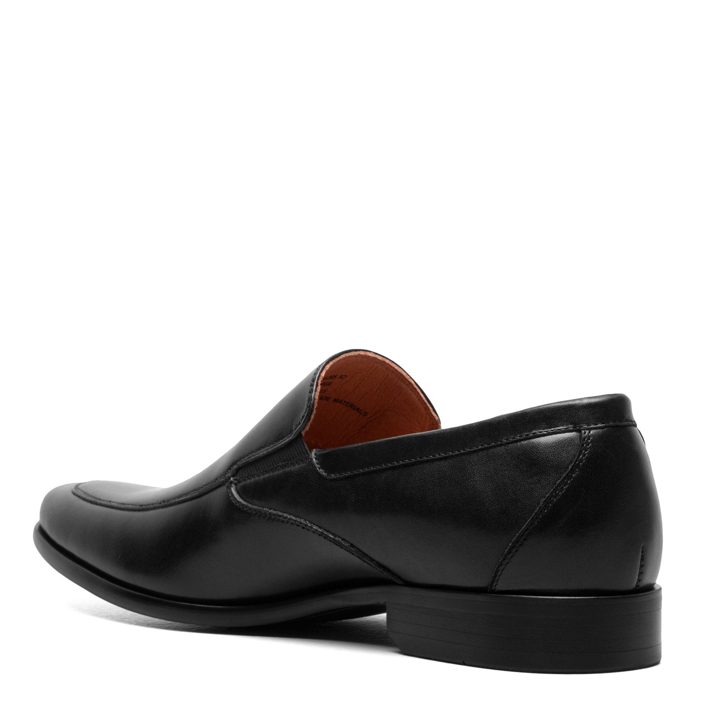 Peltz Shoes Men's Florsheim Postino Moc Toe Venetian Slip-On Black Smooth 15176-005
