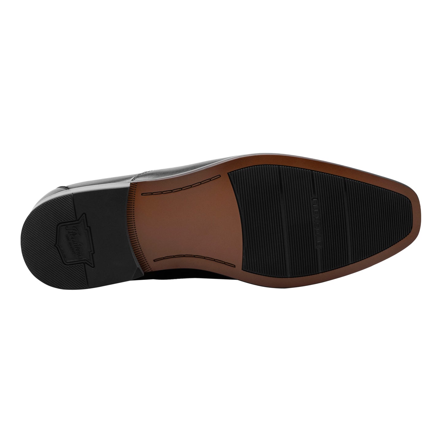 Peltz Shoes Men's Florsheim Postino Moc Toe Venetian Slip-On Black Smooth 15176-005