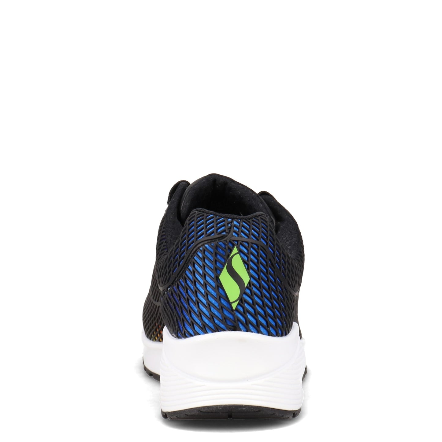 Peltz Shoes Women's Skechers Street Uno - Eye Catching Sneaker Black Multi 155131-BKMT